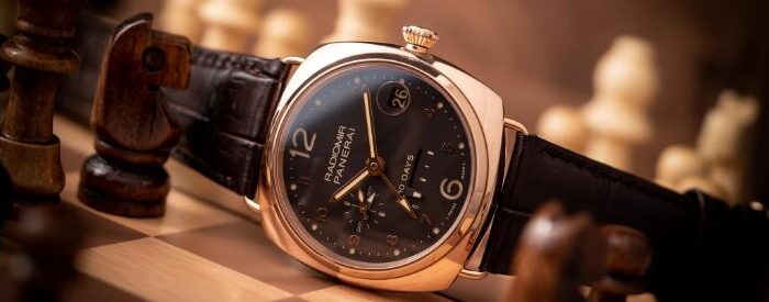 Review of Panerai replica Radiomir 10 Days GMT Automatic Oro Rosso watch 45mm